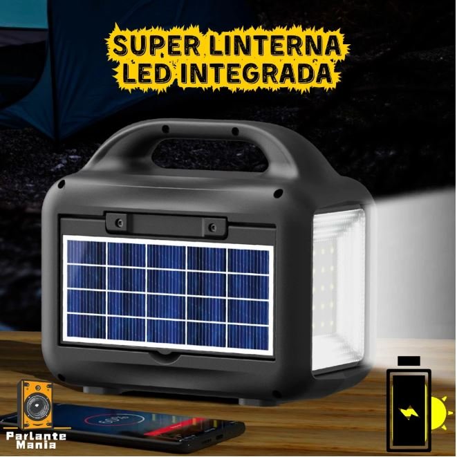 PARLANTE Karaoke con panel solar